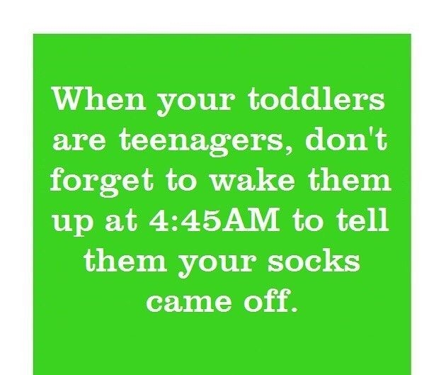 WHEN YOUR TODDLERS ARE TEENAGERS, DONT FORGET TO WAKE THEM - ProudMummy ...