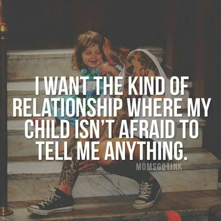 I WANT THE KIND OF RELATIONSHIP WHERE MY CHILD ISNT AFRAID - ProudMummy ...