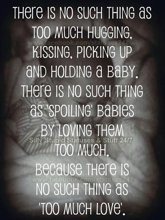 THERE IS NO SUCH THING AS TOO MUCH HUGGING, KISSING, PICKING - ProudMummy.com the Web's ...