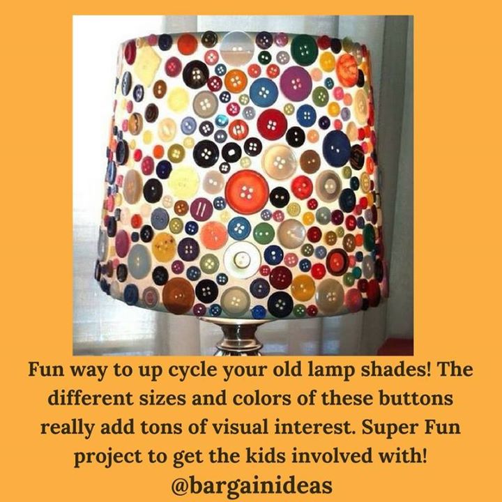 FUN WAY TO UP CYCLE YOUR OLD LAMP SHADES! THE DIFFERENT SIZE ...